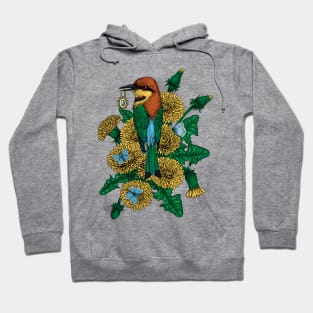 The bee eater with the golden pendant Hoodie